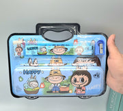 Labubu 'Happy' Essential Steel Pencil Box Set