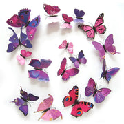 3D Magnet Butterflies Wall Stickers Set of 12 - Apna Bazaar Lahore