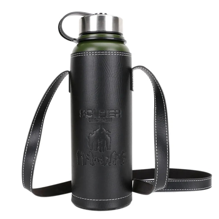 Stainless Steel Vacuum Flask with Carry Case - Apna Bazaar Lahore