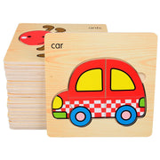 Wooden 3D Animal Puzzle Educational Toy for Kids - Apna Bazaar Lahore