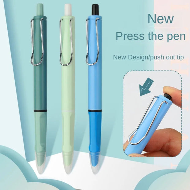 Press Type Retractable Nib Calligraphy Pen