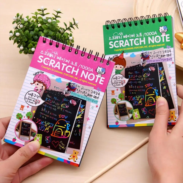 Colorful Scratch Art Drawing Book for Kids - Apna Bazaar Lahore