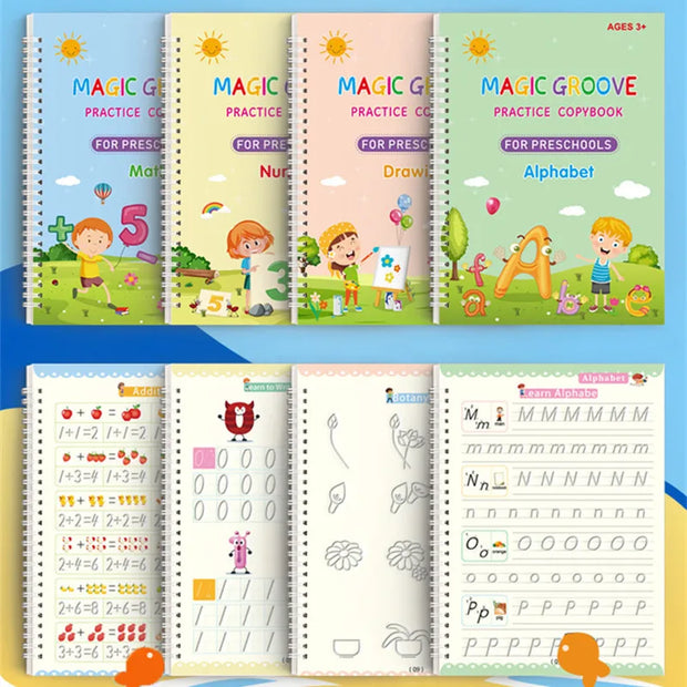 Children's Reusable Magic Copybook - Apna Bazaar Lahore