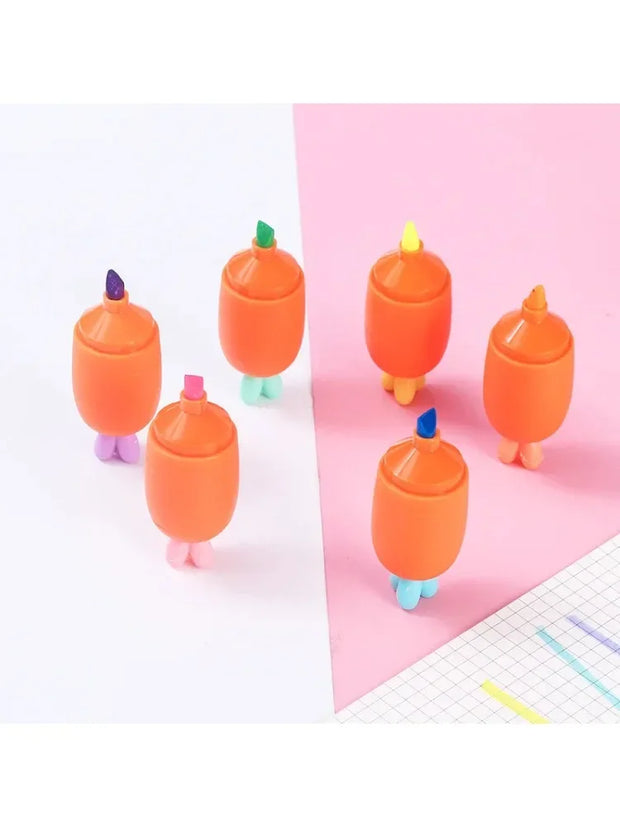 Cute Cartoon Carrot Highlighters Student Pen - Apna Bazaar Lahore