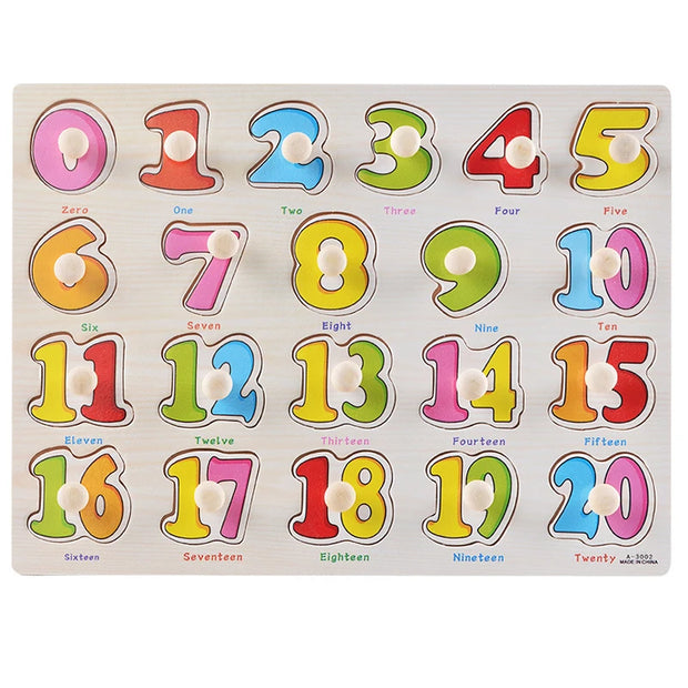 Wooden Baby Grab Board Puzzle - Apna Bazaar Lahore