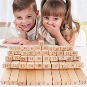 Jenga style Wooden Building Blocks Game for Kids - Apna Bazaar Lahore