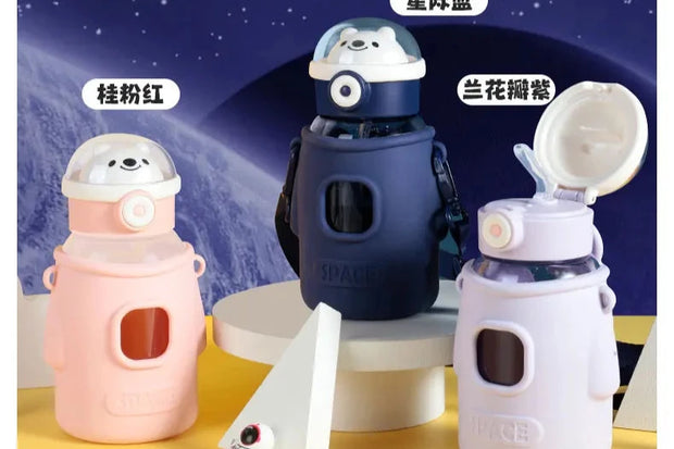 650ML Space Theme Water Bottle