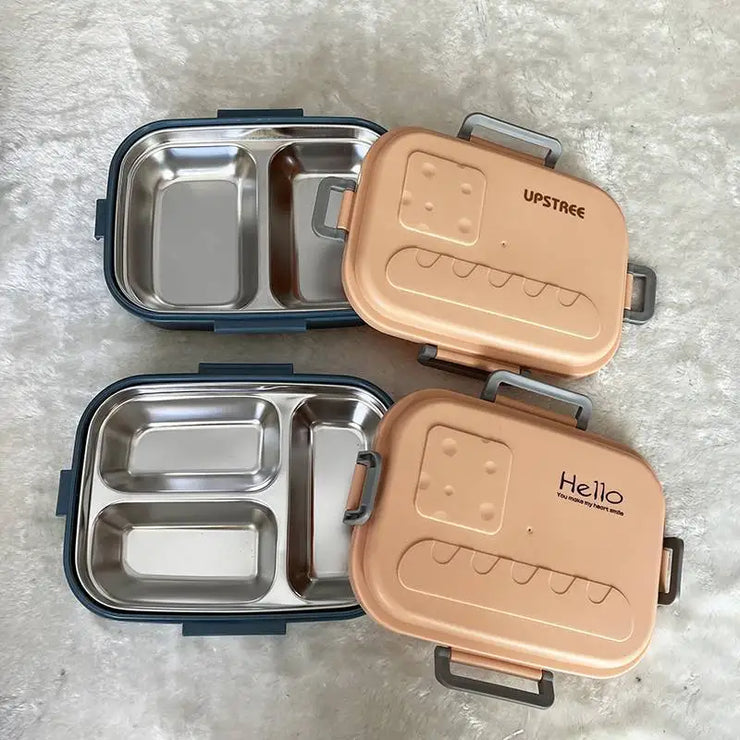 Portable Stainless Steel Bento Lunch Box - Apna Bazaar Lahore