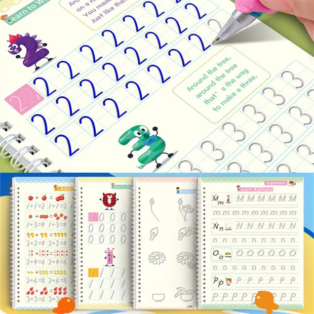 Children's Reusable Magic Copybook - Apna Bazaar Lahore