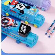 Cartoon Double Decker Train Stationery Box - Apna Bazaar Lahore