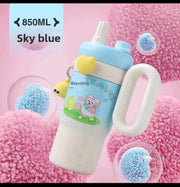 850ml Premium 316 Stainless Steel Tumbler - Dual Drinking Modes