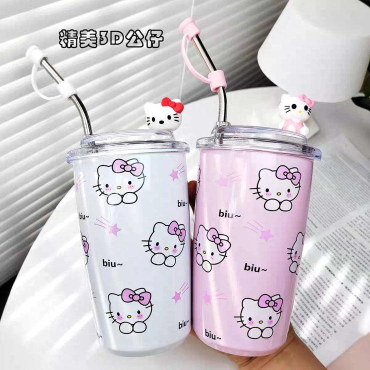 Sanrio 3D Character Tumblers - My Melody & Kuromi 