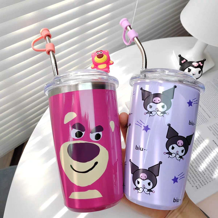 Sanrio 3D Character Tumblers - My Melody & Kuromi 