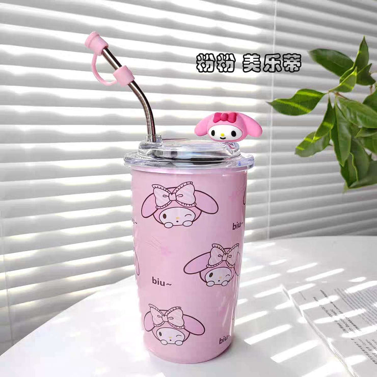 Sanrio 3D Character Tumblers - My Melody & Kuromi 