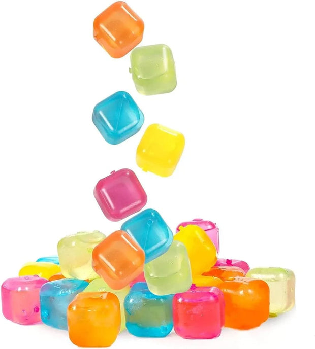 Multicolor ice cubes