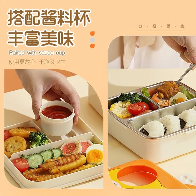 Cat Bento Lunch Box For Kids