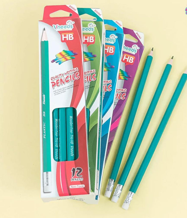 HB Writing Pencils Pack of 12 | Smooth and Reliable for Everyday Use