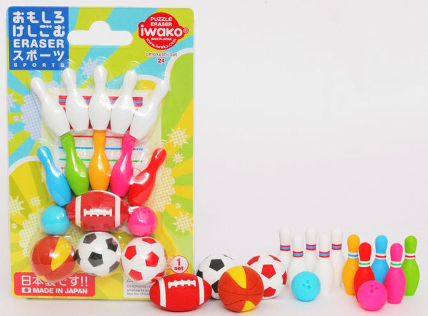 Sports Eraser Set 