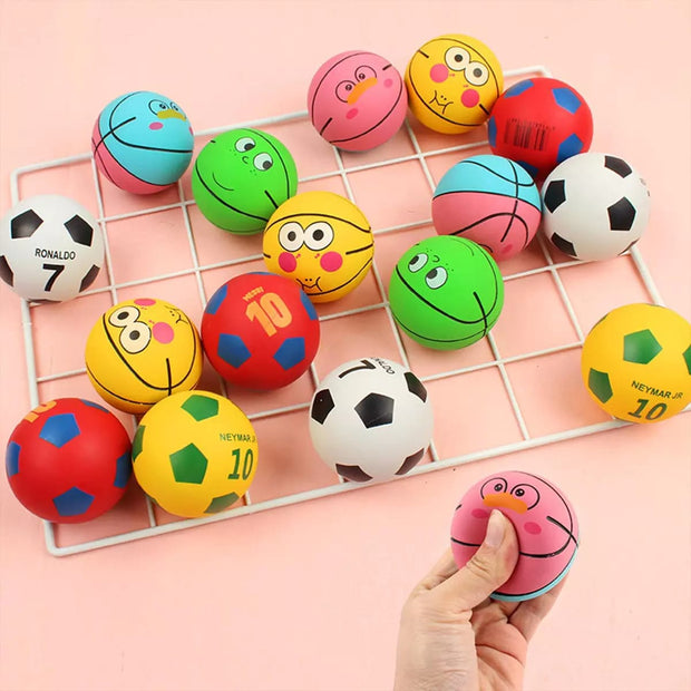 Bouncy Sports Balls – High Elasticity Toy Balls with Clear Patterns