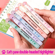 Cat Paw Double-Headed Highlighters