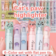 Cat Paw Double-Headed Highlighters