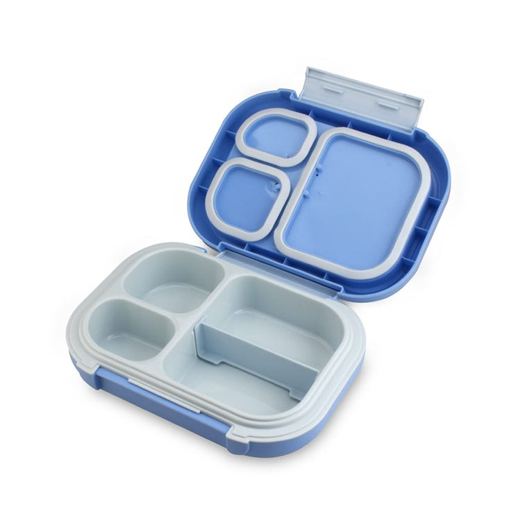 840ml Sustainable Bento Lunch Box with Spoon and Fork for Kids | Perfect for Hot Food