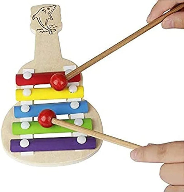 Wooden Xylophone Percussion Early Educational Musical Toy