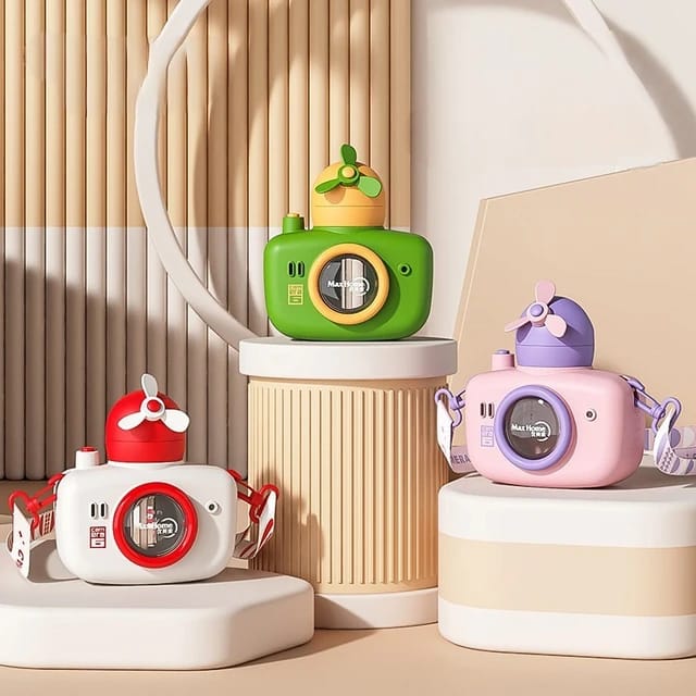 Camera Shape Cute Water Bottle for Kids