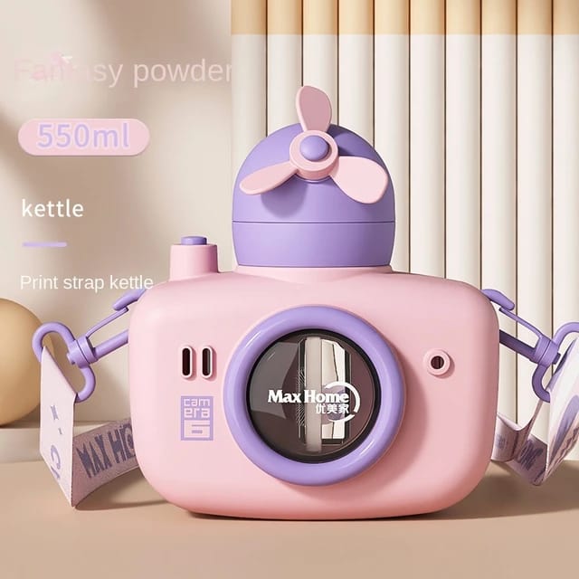 Camera Shape Cute Water Bottle for Kids