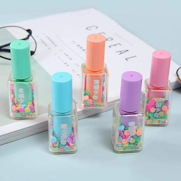 Nail Polish Style Highlighters - Pack of 3