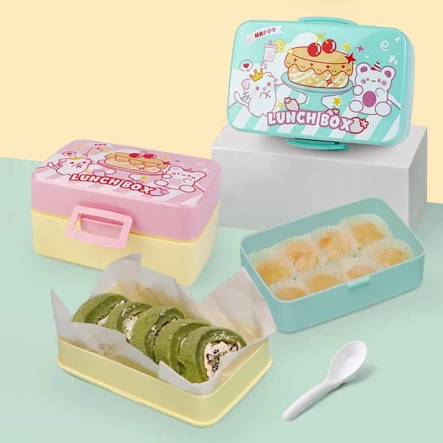 BPA-Free Plastic Lunch Box for Kids