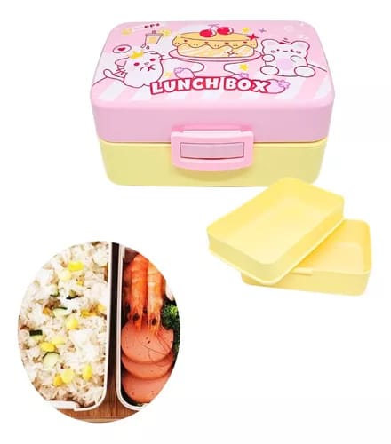 BPA-Free Plastic Lunch Box for Kids