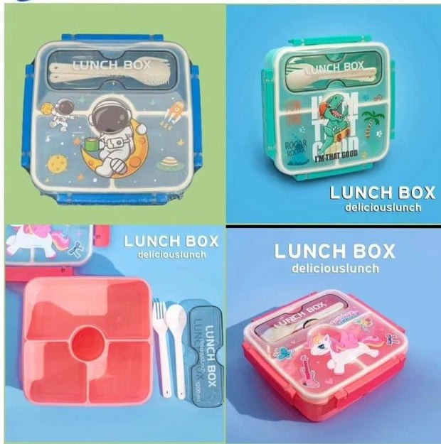 Leak-Proof Plastic Bento Lunch Box