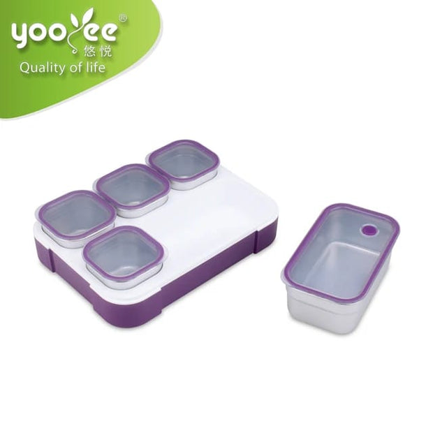 5-Bowl Premium Stainless Steel Lunch Box