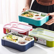 5-Compartment BPA Free Plastic Bento Lunch Box