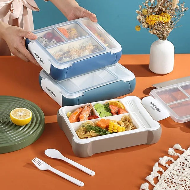 3-Compartment Bento Lunch Box