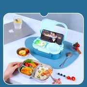 Steel Hot & Cool Lunch Box with Soup Bowl