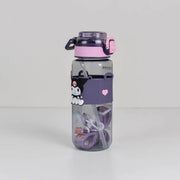 500ml BPA-Free Cartoon Clear Plastic Sipper Bottle