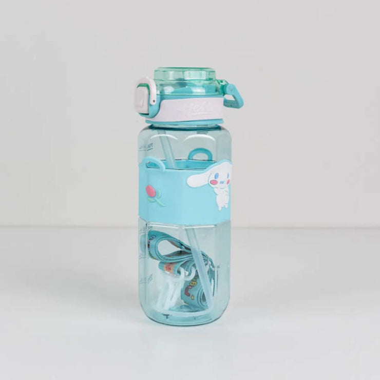 500ml BPA-Free Cartoon Clear Plastic Sipper Bottle