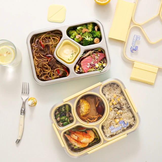 Bento Lunch Box - Leakproof, Durable, and Stylish