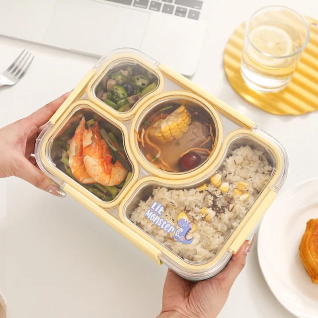 Bento Lunch Box - Leakproof, Durable, and Stylish