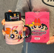 Ceramic Powerpuff Girls Mug with Lid