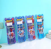 Avengers 12pcs Pencil Set with Eraser, Sharpener, and Finger Grips