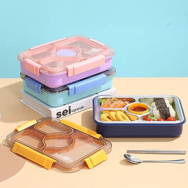 Premium Quality Smile Stainless Steel Lunch Box