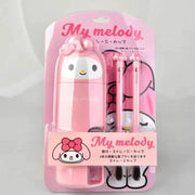 Cute Kuromi & Melody Toothbrush Set for Girls