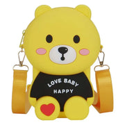 Cute Bear Shoulder Bag with Strap