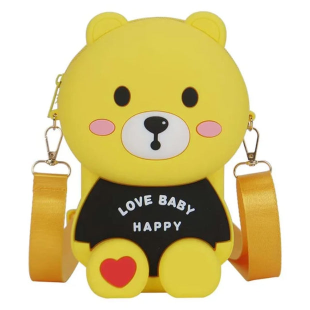 Cute Bear Shoulder Bag with Strap