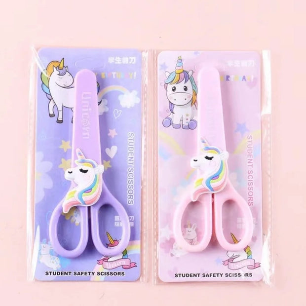 Unicorn-Themed Student Safety Scissors