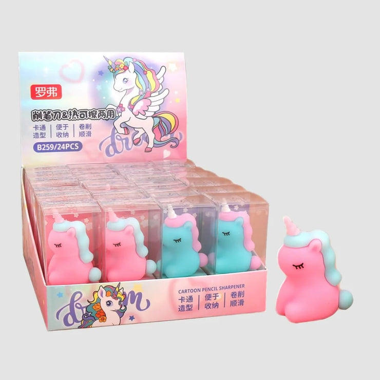 Unicorn Cartoon Pencil Sharpener 