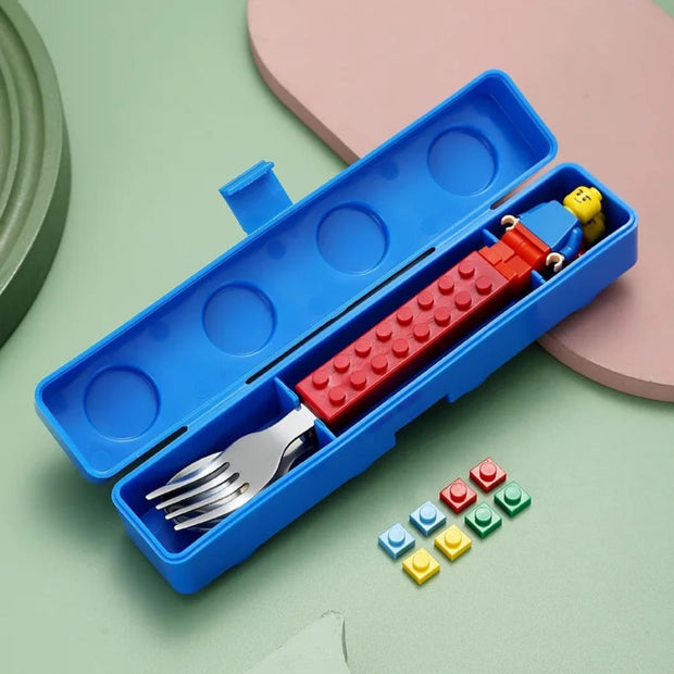 Hot Selling LEGO-Inspired Stainless Steel Cutlery Set